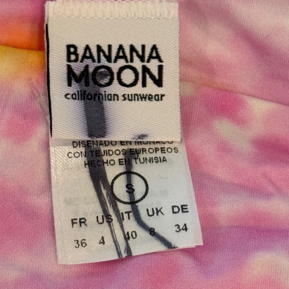 New! BananaMoon Triangle Tie Dye High Waisted Bikini Bottom 31471 - Picture 8 of 11